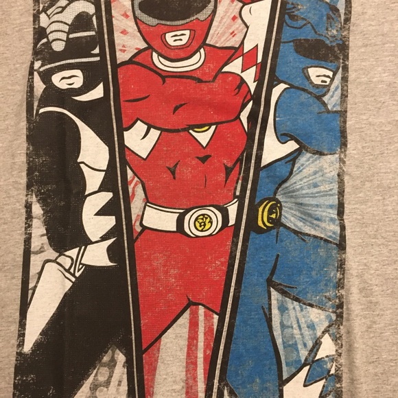 Mighty Morphin Power Rangers Licensed Men’s Tshirt Xl New - Picture 2 of 4